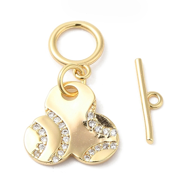 PandaHall Brass Micro Pave Clear Cubic Zirconia Toggle Clasps, Flower, Real 18K Gold Plated, Pendant: 13x13.5x1.7mm, Hole: 6mm, Bar...
PandaHall Brass Micro Pave Clear Cubic Zirconia Toggle Clasps, Flower, Real 18K Gold Plated, Pendant: 13x13.5x1.7mm, Hole: 6mm, Bar...