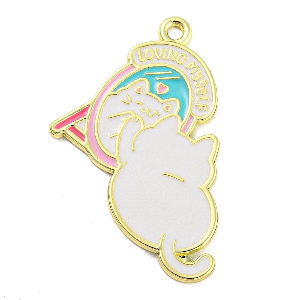 PandaHall Cartoon Alloy Enamel Pendants, Golden, Cat Shape, 32x30.5x1.4mm, Hole: 1.7mm Alloy+Enamel Cat Shape White
PandaHall Cartoon Alloy Enamel Pendants, Golden, Cat Shape, 32x30.5x1.4mm, Hole: 1.7mm Alloy+Enamel Cat Shape White