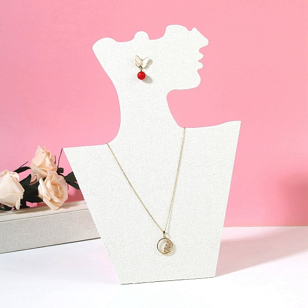 PandaHall Cardboard Covered with Linen Cloth Necklace & Earring Display Stands, Tabletop Bust Jewelry Holder for Necklace Earring Storage..., Brown
PandaHall Cardboard Covered with Linen Cloth Necklace & Earring Display Stands, Tabletop Bust Jewelry Holder for Necklace Earring Storage..., Brown