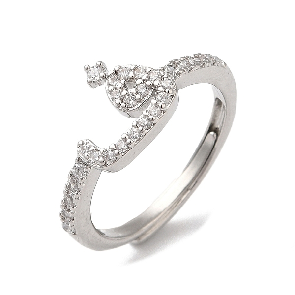 PandaHall Rack Plating Brass Cubic Zirconia Arabic Letters Adjustable Rings for Women, Cadmium Free & Lead Free, Long-Lasting Plated..., Clear
PandaHall Rack Plating Brass Cubic Zirconia Arabic Letters Adjustable Rings for Women, Cadmium Free & Lead Free, Long-Lasting Plated..., Clear