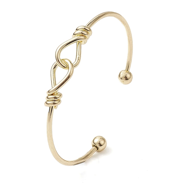 PandaHall Teadrop Knot Brass Cuff Bangles, Long-Lasting Plated, Lead Free & Cadmium Free, Real 18K Gold Plated, Inner Diameter: 2-1/4 inch...
PandaHall Teadrop Knot Brass Cuff Bangles, Long-Lasting Plated, Lead Free & Cadmium Free, Real 18K Gold Plated, Inner Diameter: 2-1/4 inch...
