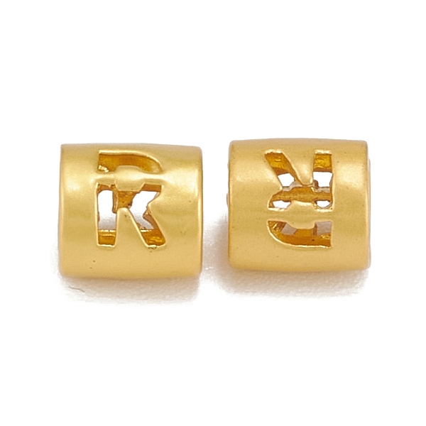 PandaHall Alloy Hollow Pendant Beads, Barrel with Letter, Matte Gold Color, Letter.R, 6.5x5mm, Hole: 3.5mm Alloy Letter R
PandaHall Alloy Hollow Pendant Beads, Barrel with Letter, Matte Gold Color, Letter.R, 6.5x5mm, Hole: 3.5mm Alloy Letter R