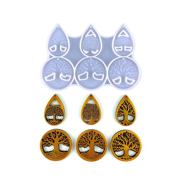 PandaHall DIY Food Grade Silicone Pendant Molds, Decoration Making, Resin Casting Molds, For UV Resin, Epoxy Resin Jewelry Making, White...
PandaHall DIY Food Grade Silicone Pendant Molds, Decoration Making, Resin Casting Molds, For UV Resin, Epoxy Resin Jewelry Making, White...