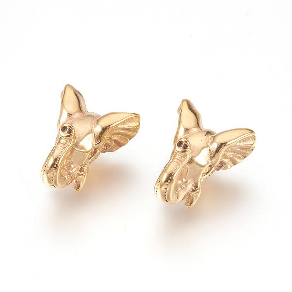 PandaHall 316 Surgical Stainless Steel Beads, Elephant, Golden, 16x12.5x7.5mm, Hole: 1.8mm 316 Surgical Stainless Steel Elephant
PandaHall 316 Surgical Stainless Steel Beads, Elephant, Golden, 16x12.5x7.5mm, Hole: 1.8mm 316 Surgical Stainless Steel Elephant