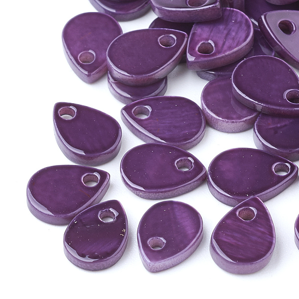 PandaHall Freshwater Shell Charms, Spray Painted, teardrop, Purple, 8x6x1.5mm, Hole: 1.2mm Freshwater Shell Teardrop Purple
PandaHall Freshwater Shell Charms, Spray Painted, teardrop, Purple, 8x6x1.5mm, Hole: 1.2mm Freshwater Shell Teardrop Purple