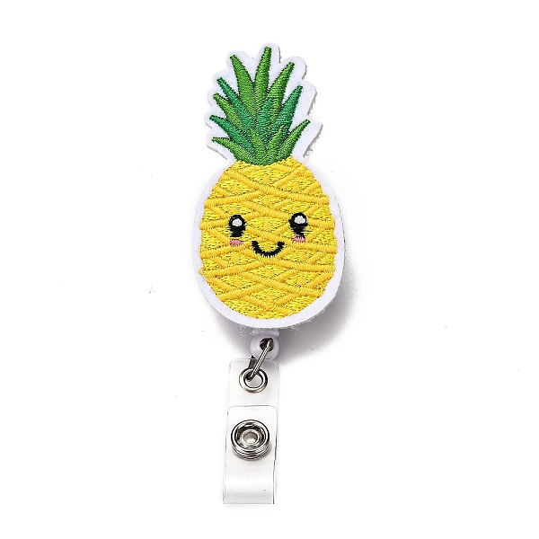 PandaHall Pineapple Felt & ABS Plastic Badge Reel, Retractable Badge Holder, with Iron Alligator Clip, Platinum, Gold, 11.8cm, Pineapple...
PandaHall Pineapple Felt & ABS Plastic Badge Reel, Retractable Badge Holder, with Iron Alligator Clip, Platinum, Gold, 11.8cm, Pineapple...