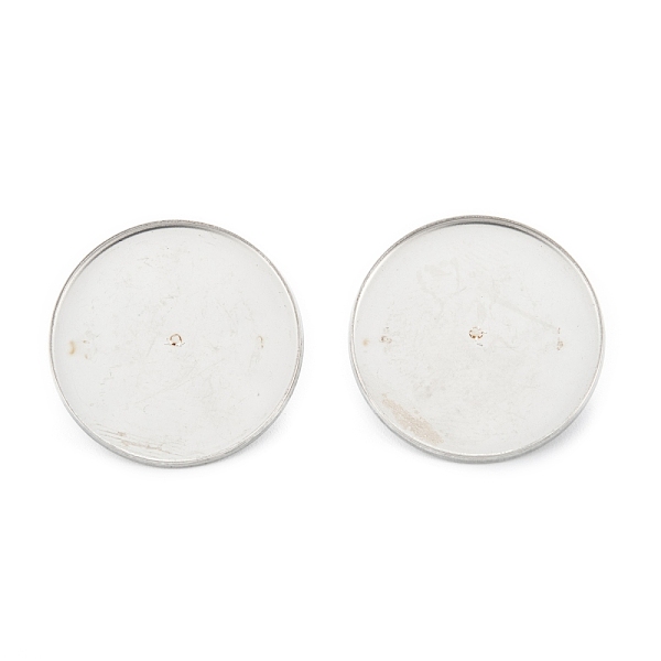 PandaHall 304 Stainless Steel Brooch Cabochon Settings, Flat Round, Stainless Steel Color, 26.5x6.5mm, Inner Diameter: 25mm, Pin: 0.6mm 304...
PandaHall 304 Stainless Steel Brooch Cabochon Settings, Flat Round, Stainless Steel Color, 26.5x6.5mm, Inner Diameter: 25mm, Pin: 0.6mm 304...
