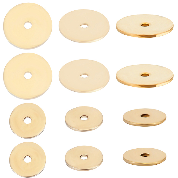 PandaHall Beebeecraft 400pcs 2 Styles Brass Spacer Beads Sets, Long-Lasting Plated, Disc, Real 18K Gold Plated, 6~8x0.5~3mm, Hole: 0.9~1mm...
PandaHall Beebeecraft 400pcs 2 Styles Brass Spacer Beads Sets, Long-Lasting Plated, Disc, Real 18K Gold Plated, 6~8x0.5~3mm, Hole: 0.9~1mm...