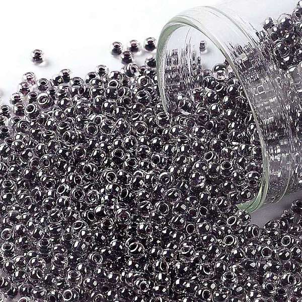 PandaHall TOHO Round Seed Beads, Japanese Seed Beads, (1064) Concord Grape Lined Crystal Luster, 11/0, 2.2mm, Hole: 0.8mm, about..., Purple
PandaHall TOHO Round Seed Beads, Japanese Seed Beads, (1064) Concord Grape Lined Crystal Luster, 11/0, 2.2mm, Hole: 0.8mm, about..., Purple