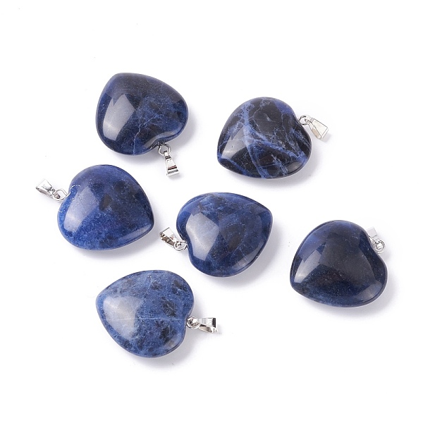 PandaHall Natural Sodalite Pendants, with Platinum Tone Brass Findings, Heart, 27~28x24.5~26x6~8.5mm, Hole: 2.4x5.6mm Sodalite Heart
PandaHall Natural Sodalite Pendants, with Platinum Tone Brass Findings, Heart, 27~28x24.5~26x6~8.5mm, Hole: 2.4x5.6mm Sodalite Heart