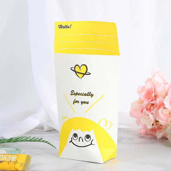 PandaHall Gril Pattern Carton Paper Gift Treat Bags, Nougat Cookies Candy Boxes, for New Year, Wedding, Yellow, 16.7x12.5x4.55cm Paper...
PandaHall Gril Pattern Carton Paper Gift Treat Bags, Nougat Cookies Candy Boxes, for New Year, Wedding, Yellow, 16.7x12.5x4.55cm Paper...