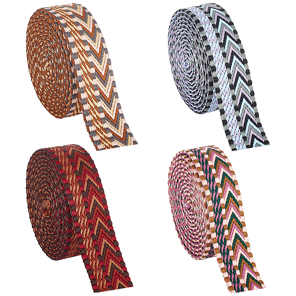 PandaHall BENECREAT 8 Yards 4 Colors Ethnic Style Embroidery Polyester Ribbons, Jacquard Ribbon, Tyrolean Ribbon, Garment Accessories..., Multicolor
PandaHall BENECREAT 8 Yards 4 Colors Ethnic Style Embroidery Polyester Ribbons, Jacquard Ribbon, Tyrolean Ribbon, Garment Accessories..., Multicolor