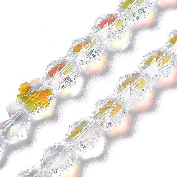 PandaHall Faceted Glass Beads Strands, Clear, Snowflake, 14x12.5x7.5mm, Hole: 1.2mm, about 60pcs/strand, 29.13''(74cm) Glass Snowflake Clear
PandaHall Faceted Glass Beads Strands, Clear, Snowflake, 14x12.5x7.5mm, Hole: 1.2mm, about 60pcs/strand, 29.13''(74cm) Glass Snowflake Clear
