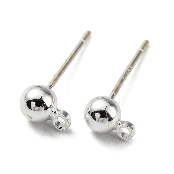 PandaHall Brass Stud Earring Findings, with 925 Silver Pin, Long-Lasting Plated, Cadmium Free & Lead Free, Silver, 6x4mm, Hole: 1.2mm, Pin...
PandaHall Brass Stud Earring Findings, with 925 Silver Pin, Long-Lasting Plated, Cadmium Free & Lead Free, Silver, 6x4mm, Hole: 1.2mm, Pin...