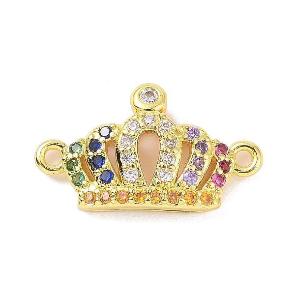 PandaHall Real 18K Gold Plated Brass Micro Pave Cubic Zirconia Connector Charms, Crown Links, Colorful, 9x16x3.5mm, Hole: 1mm Brass+Cubic...
PandaHall Real 18K Gold Plated Brass Micro Pave Cubic Zirconia Connector Charms, Crown Links, Colorful, 9x16x3.5mm, Hole: 1mm Brass+Cubic...