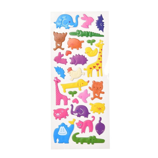 PandaHall 3D Cartoon PVC Bubble Stickers, for Diary, Notebooks, Animal Pattern, 7~34x8~42mm Paper Other Animal
PandaHall 3D Cartoon PVC Bubble Stickers, for Diary, Notebooks, Animal Pattern, 7~34x8~42mm Paper Other Animal