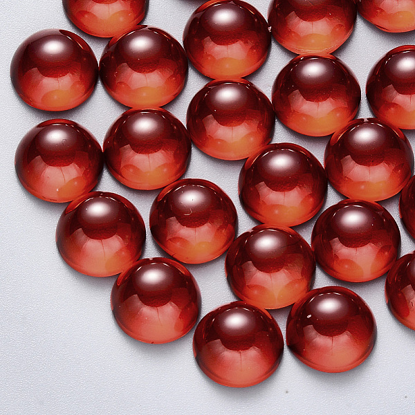 PandaHall Transparent Spray Painted Glass Cabochons, with Glitter Powder, Half Round/Dome, Red, 18x9mm. Glass Half Round Red
PandaHall Transparent Spray Painted Glass Cabochons, with Glitter Powder, Half Round/Dome, Red, 18x9mm. Glass Half Round Red
