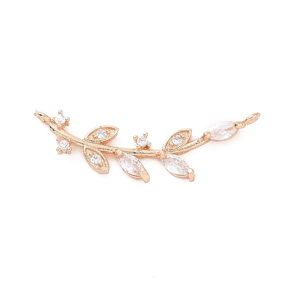 PandaHall Brass Pave Clear Cubic Zirconia Connector Charms, Olive Branch Links, Light Gold, 10x31.5x3mm, Hole: 1.2mm Brass+Cubic Zirconia...
PandaHall Brass Pave Clear Cubic Zirconia Connector Charms, Olive Branch Links, Light Gold, 10x31.5x3mm, Hole: 1.2mm Brass+Cubic Zirconia...