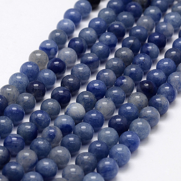 PandaHall Natural Blue Aventurine Beads Strands, Round, 8mm, Hole: 1mm, about 48pcs/strand, 15.2 inch Blue Aventurine Round Blue
PandaHall Natural Blue Aventurine Beads Strands, Round, 8mm, Hole: 1mm, about 48pcs/strand, 15.2 inch Blue Aventurine Round Blue