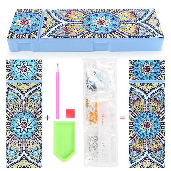 PandaHall 5D DIY Diamond Painting Stickers Kits For ABS Pencil Case Making, with Resin Rhinestones, Diamond Sticky Pen, Tray Plate and Glue..., Multicolor
PandaHall 5D DIY Diamond Painting Stickers Kits For ABS Pencil Case Making, with Resin Rhinestones, Diamond Sticky Pen, Tray Plate and Glue..., Multicolor