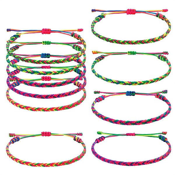 PandaHall 5Pcs 5 Colors Nylon Thread Braided Bracelets Set, Friendship Cords Bracelets for Women, Mixed Color, Inner Diameter: 2~3-1/8 inch..., Multicolor
PandaHall 5Pcs 5 Colors Nylon Thread Braided Bracelets Set, Friendship Cords Bracelets for Women, Mixed Color, Inner Diameter: 2~3-1/8 inch..., Multicolor