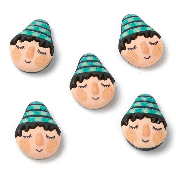PandaHall Resin Cabochons, Cartoon Character, Human with Light Sea Green Hat, 20x15x6mm Resin Human
PandaHall Resin Cabochons, Cartoon Character, Human with Light Sea Green Hat, 20x15x6mm Resin Human