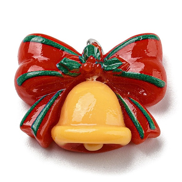 PandaHall Opaque Resin Pendants, Christmas Charms with Platinum Plated Iron Loops, Red, Christmas Bell, 20x25x7mm, Hole: 2mm Iron+Resin...
PandaHall Opaque Resin Pendants, Christmas Charms with Platinum Plated Iron Loops, Red, Christmas Bell, 20x25x7mm, Hole: 2mm Iron+Resin...