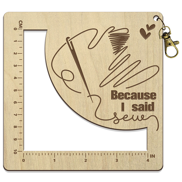PandaHall Wooden Square Frame Crochet Ruler, Knitting Needle Gauge, Needlework, 13x13x0.5cm Wood Others
PandaHall Wooden Square Frame Crochet Ruler, Knitting Needle Gauge, Needlework, 13x13x0.5cm Wood Others