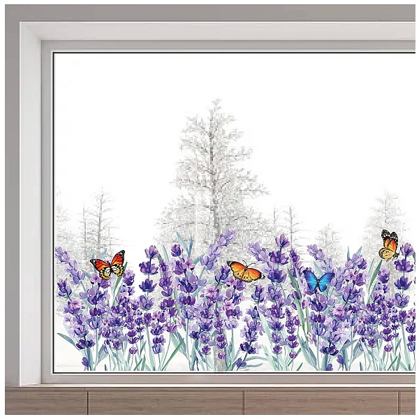 PandaHall Electrostatic PVC Window Sticker, for Window Home Decoration, Flower, 390x1180mm PVC Flower
PandaHall Electrostatic PVC Window Sticker, for Window Home Decoration, Flower, 390x1180mm PVC Flower