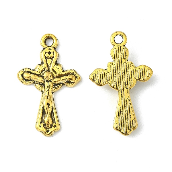 PandaHall Tibetan Style Alloy Pendants, for Easter, Crucifix Cross, Antique Golden, Cadmium Free & Nickel Free & Lead Free, 23.5x15x3mm...
PandaHall Tibetan Style Alloy Pendants, for Easter, Crucifix Cross, Antique Golden, Cadmium Free & Nickel Free & Lead Free, 23.5x15x3mm...
