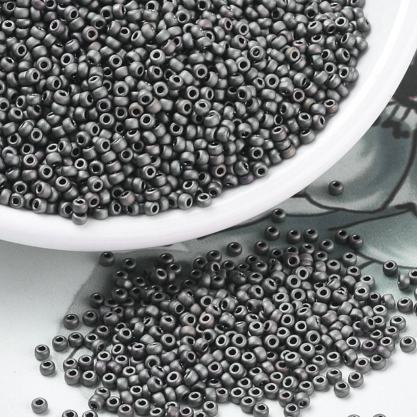 PandaHall MIYUKI Round Rocailles Beads, Japanese Seed Beads, 11/0, (RR2012) Matte Metallic Tawny Gray, 2x1.3mm, Hole: 0.8mm, about...
PandaHall MIYUKI Round Rocailles Beads, Japanese Seed Beads, 11/0, (RR2012) Matte Metallic Tawny Gray, 2x1.3mm, Hole: 0.8mm, about...