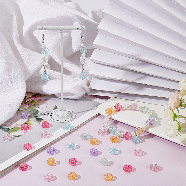 PandaHall SUPERFINDINGS about 360Pcs 8 Colors Acrylic Flower Beads 10x5mm AB Color Plated Transparent Bead Violet,Pink,White Blossom Shape..., Multicolor
PandaHall SUPERFINDINGS about 360Pcs 8 Colors Acrylic Flower Beads 10x5mm AB Color Plated Transparent Bead Violet,Pink,White Blossom Shape..., Multicolor