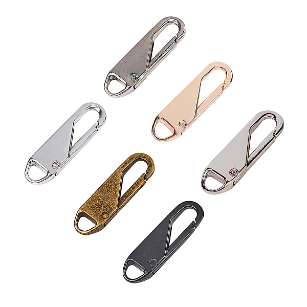 PandaHall Zinc Alloy Replacement Zipper Pull Tabs, for Backpacks, Jackets, Luggage, Purses, Handbags, Mixed Color, 37x11x4mm, Hole: 4.5x6mm...
PandaHall Zinc Alloy Replacement Zipper Pull Tabs, for Backpacks, Jackets, Luggage, Purses, Handbags, Mixed Color, 37x11x4mm, Hole: 4.5x6mm...