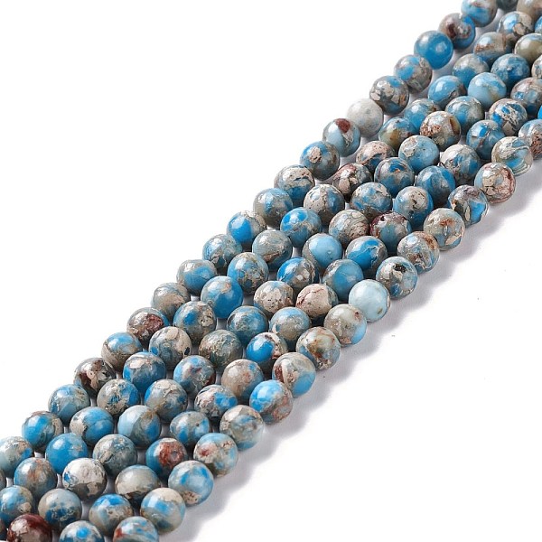 PandaHall Assembled Natural Imperial Jasper & Synthetic Opal Beads Strands, Dyed, Round, Gray, 4mm, Hole: 0.7mm, about 98~100pcs/strand...
PandaHall Assembled Natural Imperial Jasper & Synthetic Opal Beads Strands, Dyed, Round, Gray, 4mm, Hole: 0.7mm, about 98~100pcs/strand...