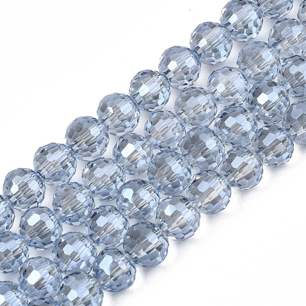 PandaHall Electroplate Transparent Glass Beads Strands, , Faceted, Round, Light Steel Blue, 8x7mm, Hole: 1.6mm, about 71pcs/strand, 19.88...
PandaHall Electroplate Transparent Glass Beads Strands, , Faceted, Round, Light Steel Blue, 8x7mm, Hole: 1.6mm, about 71pcs/strand, 19.88...