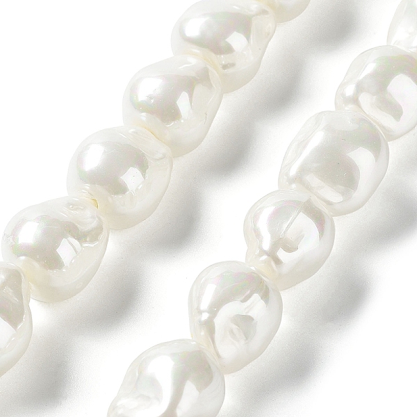 PandaHall Electroplated Shell Pearl Beads Strands, Nuggets, WhiteSmoke, 15x12~12.5x12~12.5mm, Hole: 1mm, about 27pcs/strand, 15.75~15.94..., White
PandaHall Electroplated Shell Pearl Beads Strands, Nuggets, WhiteSmoke, 15x12~12.5x12~12.5mm, Hole: 1mm, about 27pcs/strand, 15.75~15.94..., White