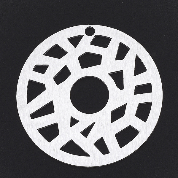 PandaHall Aluminium Big Pendants, Laser Cut Big Pendants, Flat Round, Silver Color Plated, 50x1mm, Hole: 3mm Aluminum Flat Round
PandaHall Aluminium Big Pendants, Laser Cut Big Pendants, Flat Round, Silver Color Plated, 50x1mm, Hole: 3mm Aluminum Flat Round