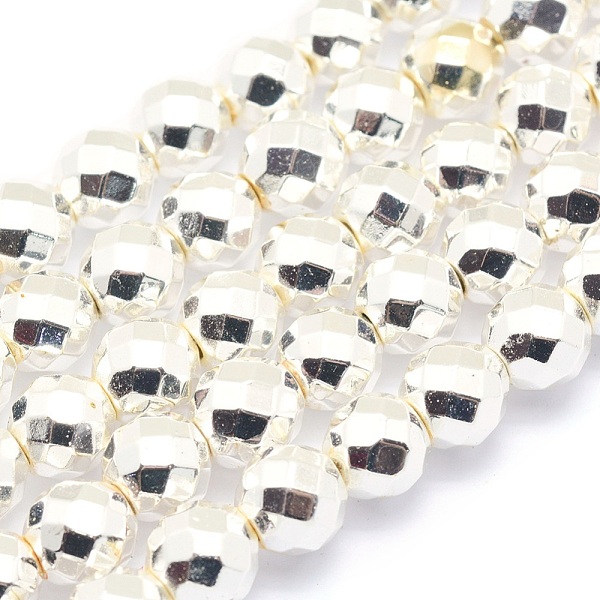 PandaHall Electroplate Non-magnetic Synthetic Hematite Beads Strands, Grade AAA, Long-Lasting Plated, Faceted, Round, Silver Plated, 4mm...
PandaHall Electroplate Non-magnetic Synthetic Hematite Beads Strands, Grade AAA, Long-Lasting Plated, Faceted, Round, Silver Plated, 4mm...