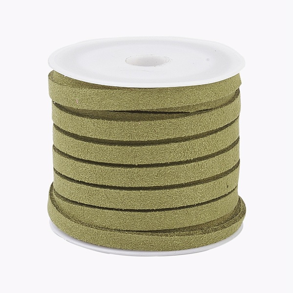PandaHall Faux Suede Cord, Faux Suede Lace, Dark Olive Green, 5x1.5mm, about 5.46 yards(5m)/roll Faux Suede Green
PandaHall Faux Suede Cord, Faux Suede Lace, Dark Olive Green, 5x1.5mm, about 5.46 yards(5m)/roll Faux Suede Green