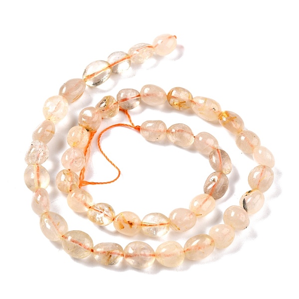 PandaHall Natural Gold Rutilated Quartz Beads Strands, Nuggets, Tumbled Stone, 8~11x7.5~9x4.5~7mm, Hole: 0.8mm, about 42pcs/strand, 15.94''...
PandaHall Natural Gold Rutilated Quartz Beads Strands, Nuggets, Tumbled Stone, 8~11x7.5~9x4.5~7mm, Hole: 0.8mm, about 42pcs/strand, 15.94''...