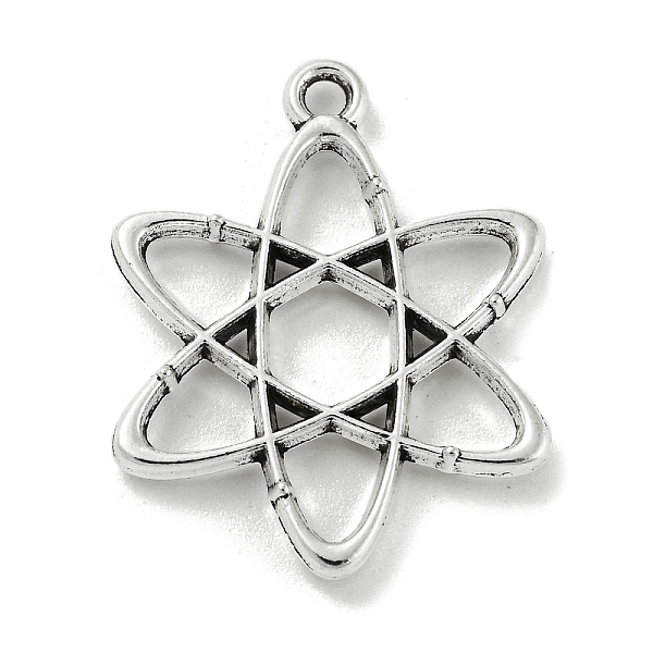 PandaHall Tibetan Style Alloy Pendants, Star Charms, Nickel, Antique Silver, 25x19.5x2mm, Hole: 1.6mm Alloy Star
PandaHall Tibetan Style Alloy Pendants, Star Charms, Nickel, Antique Silver, 25x19.5x2mm, Hole: 1.6mm Alloy Star