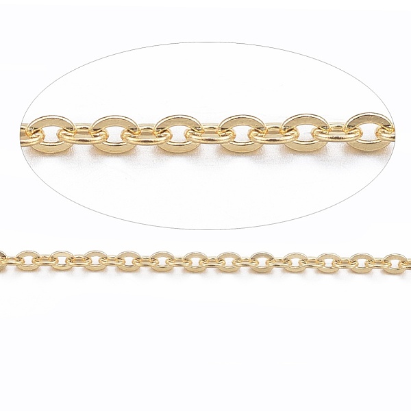 PandaHall 3.28 Feet Ion Plating(IP) 304 Stainless Steel Cable Chains, for DIY Jewelry Making, Soldered, Flat Oval, Golden, 1.5x1.3x0.3mm 304...
PandaHall 3.28 Feet Ion Plating(IP) 304 Stainless Steel Cable Chains, for DIY Jewelry Making, Soldered, Flat Oval, Golden, 1.5x1.3x0.3mm 304...
