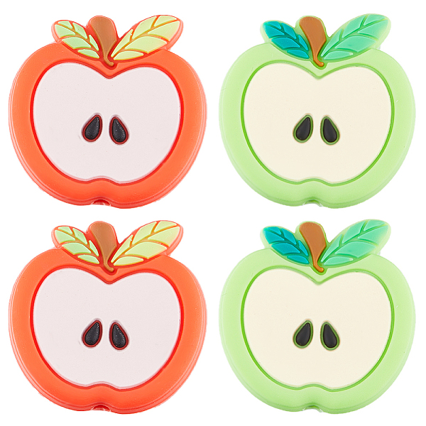 PandaHall SUNNYCLUE 1 Box 10PCS Apple Silicone Beads Fruit Rubber Focal Beads Large 3D Cute Cartoon Rubber Soft Center Drilled Loose Spacer..., Multicolor
PandaHall SUNNYCLUE 1 Box 10PCS Apple Silicone Beads Fruit Rubber Focal Beads Large 3D Cute Cartoon Rubber Soft Center Drilled Loose Spacer..., Multicolor