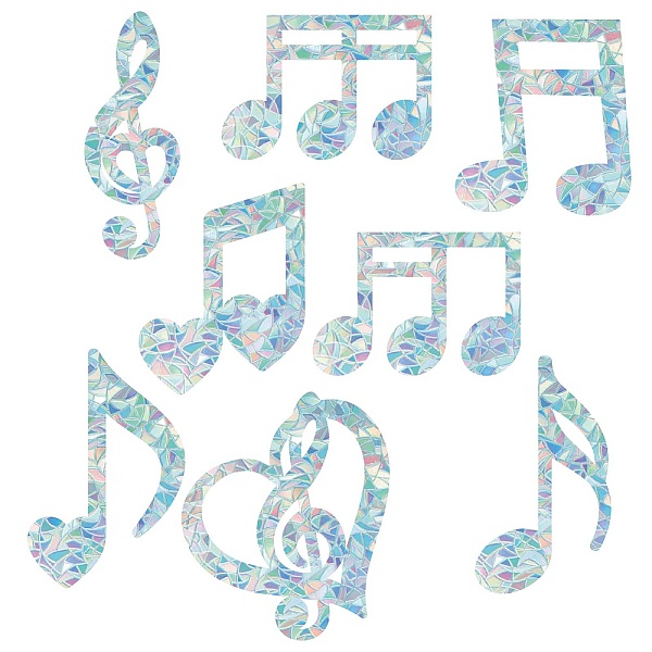 PandaHall Waterproof PVC Colored Laser Stained Window Film Static Stickers, Rainbow Prism Electrostatic Window Decals, Musical Note...
PandaHall Waterproof PVC Colored Laser Stained Window Film Static Stickers, Rainbow Prism Electrostatic Window Decals, Musical Note...