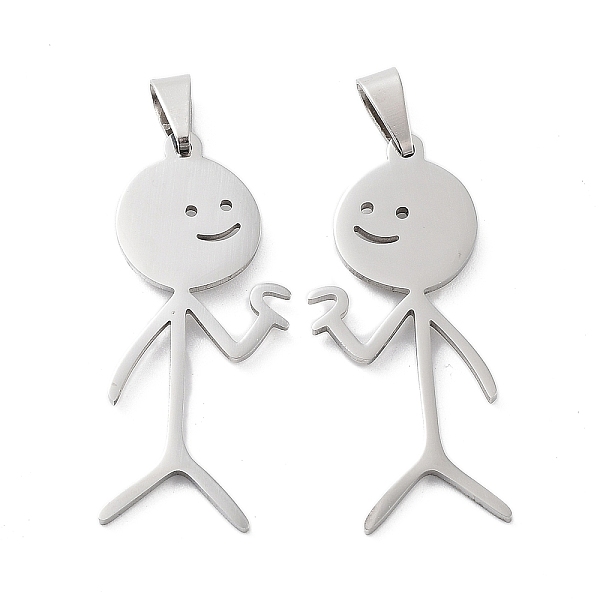 PandaHall 201 Stainless Steel Pendants, Laser Cut, Human Charm, Stainless Steel Color, 35x15x1.5mm, Hole: 7x3.5mm 201 Stainless Steel Human
PandaHall 201 Stainless Steel Pendants, Laser Cut, Human Charm, Stainless Steel Color, 35x15x1.5mm, Hole: 7x3.5mm 201 Stainless Steel Human