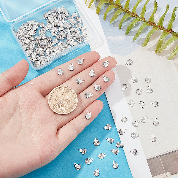 PandaHall DICOSMETIC 200Pcs Stainless Steel Charms Cute Shell Charm Pendant Small Jewelry Pendant Accessories for DIY Jewelry Crafts Making...
PandaHall DICOSMETIC 200Pcs Stainless Steel Charms Cute Shell Charm Pendant Small Jewelry Pendant Accessories for DIY Jewelry Crafts Making...