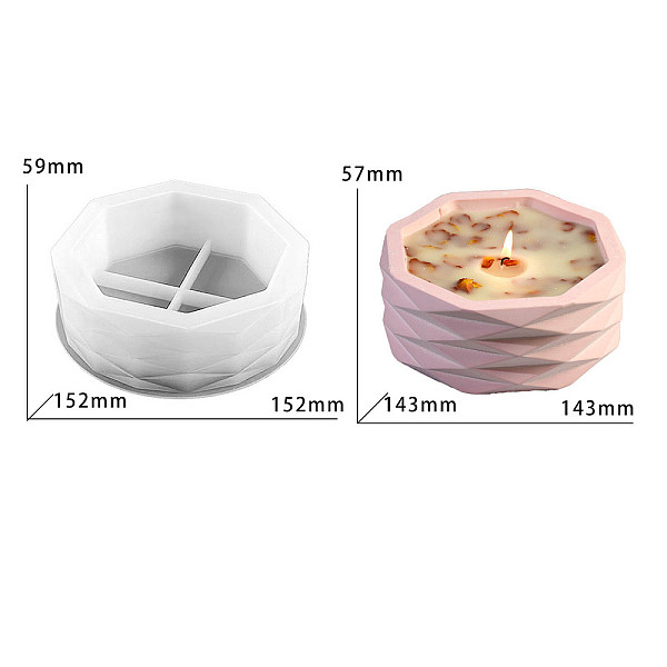 PandaHall DIY Silicone Holder Molds, Resin Casting Molds, Clay Craft Mold Tools, Flat Round, White, 153x59mm Silicone Flat Round White
PandaHall DIY Silicone Holder Molds, Resin Casting Molds, Clay Craft Mold Tools, Flat Round, White, 153x59mm Silicone Flat Round White