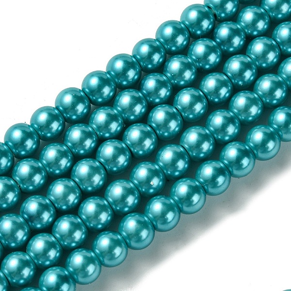 PandaHall Eco-Friendly Dyed Glass Pearl Round Bead Strands, Cotton Cord Threaded, Deep Sky Blue, 6mm, Hole: 1.2~1.5mm, about 72pcs/strand...
PandaHall Eco-Friendly Dyed Glass Pearl Round Bead Strands, Cotton Cord Threaded, Deep Sky Blue, 6mm, Hole: 1.2~1.5mm, about 72pcs/strand...