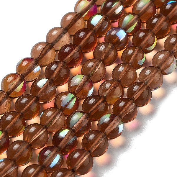 PandaHall Synthetic Moonstone Beads Strands, Round, Saddle Brown, 8mm, Hole: 1mm, about 23~24pcs/strand, 7.09~7.32 inch(18~18.6cm) Moonstone...
PandaHall Synthetic Moonstone Beads Strands, Round, Saddle Brown, 8mm, Hole: 1mm, about 23~24pcs/strand, 7.09~7.32 inch(18~18.6cm) Moonstone...