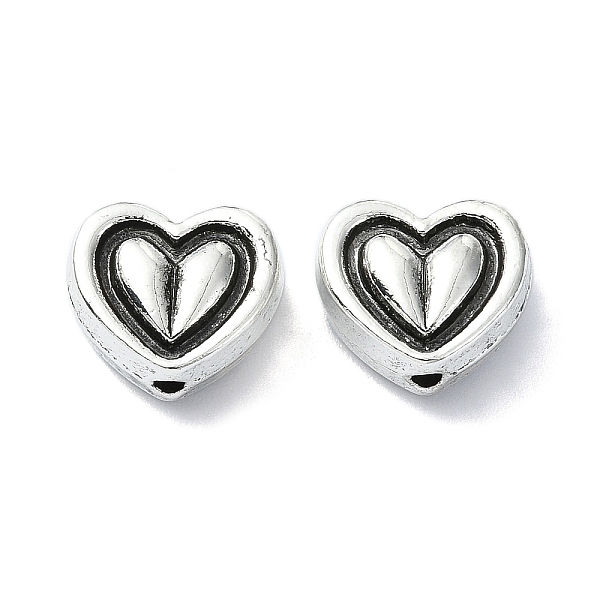 PandaHall Tibetan Style Alloy Beads, Heart, Antique Silver, 10.5x12x6mm, Hole: 1.6mm, about 203pcs/500g Alloy Heart
PandaHall Tibetan Style Alloy Beads, Heart, Antique Silver, 10.5x12x6mm, Hole: 1.6mm, about 203pcs/500g Alloy Heart